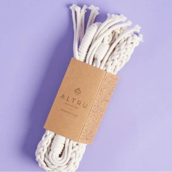 ALTRU Macrame Plant Hanger Rope Bohemian Decor - Picture 1 of 7